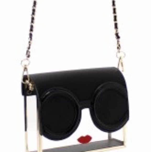 Fashionista" Clear Clutch Bag - Picture 2 of 4